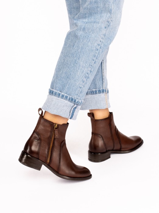 Leather Ankle Boot