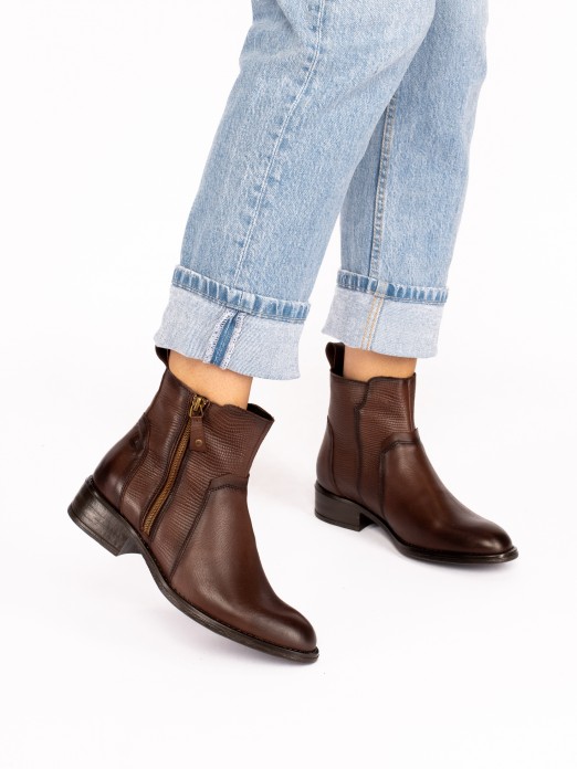 Leather Ankle Boot