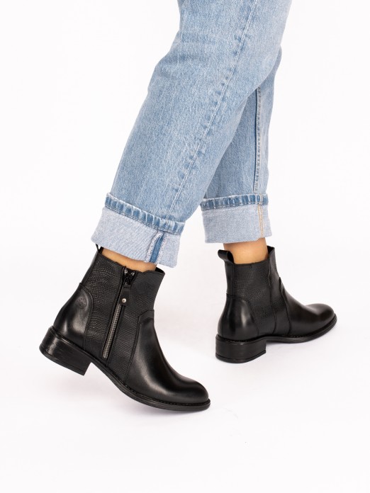 Leather Ankle Boot