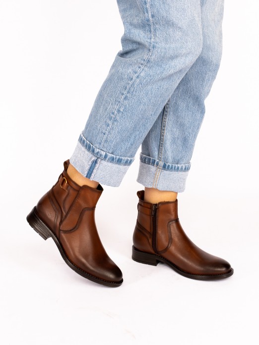 Leather Ankle Boot