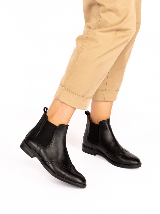 Leather Chelsea Ankle Boots