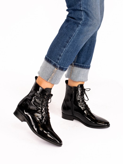 Patent Leather Boot