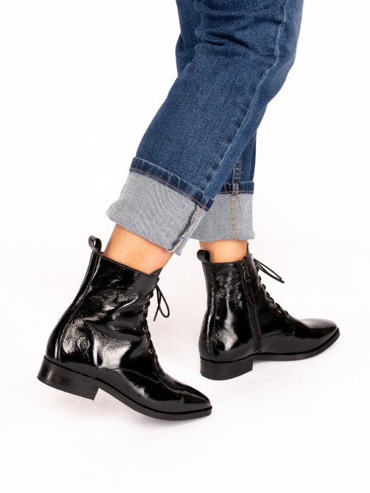 Patent Leather Boot