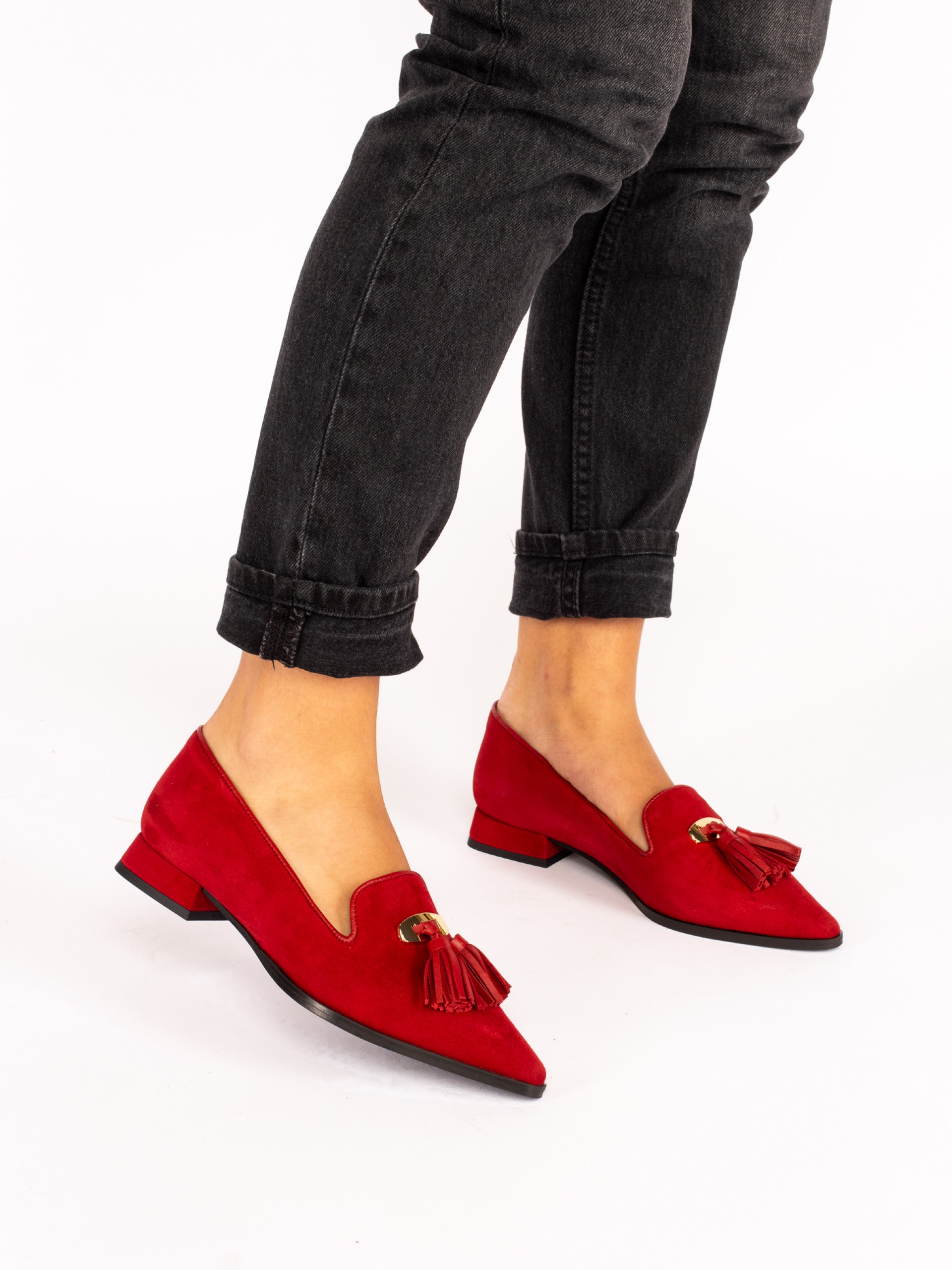 Suede Shoe with Charms