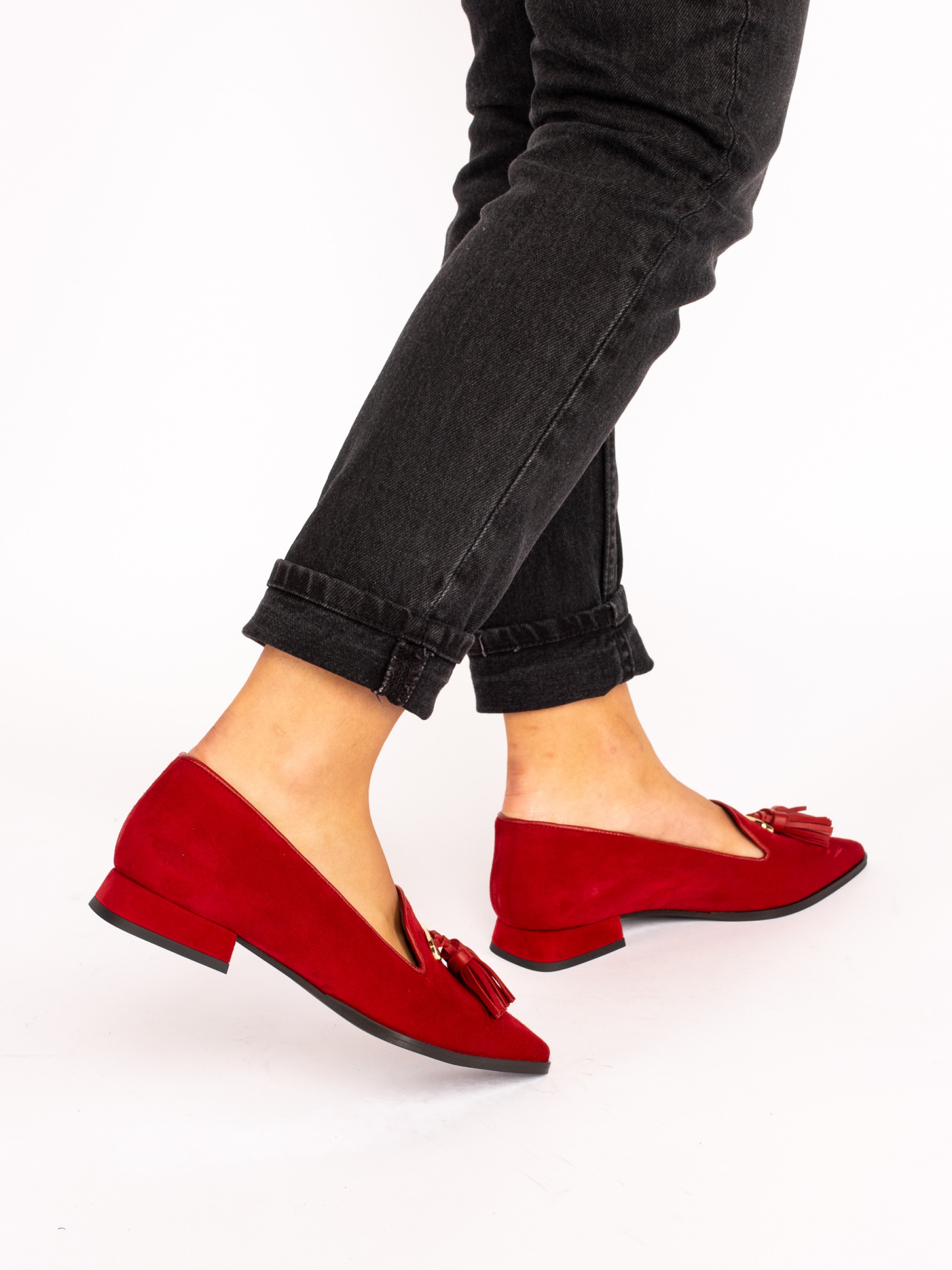 Suede Shoe with Charms