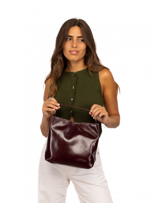 Hand and Shoulder Bag in  Leather