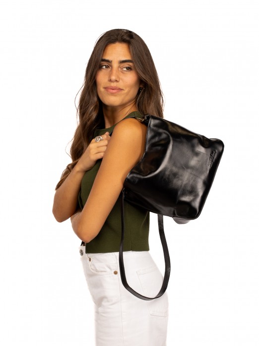 Hand and Shoulder Bag in  Leather