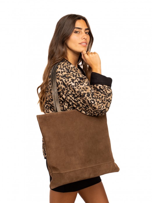 Suede  Shoulder Bag