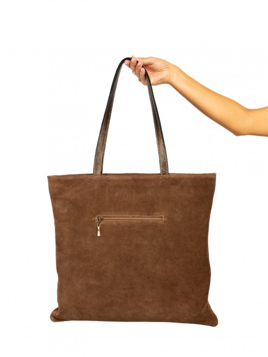 Suede  Shoulder Bag