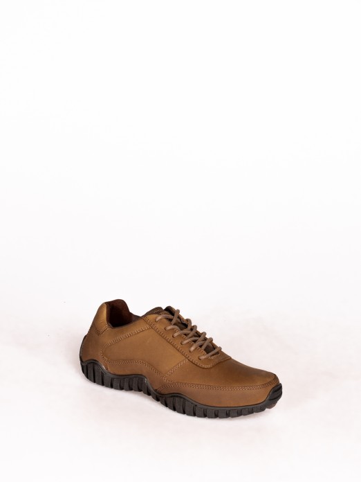 Nubuck Lace-Up Shoes