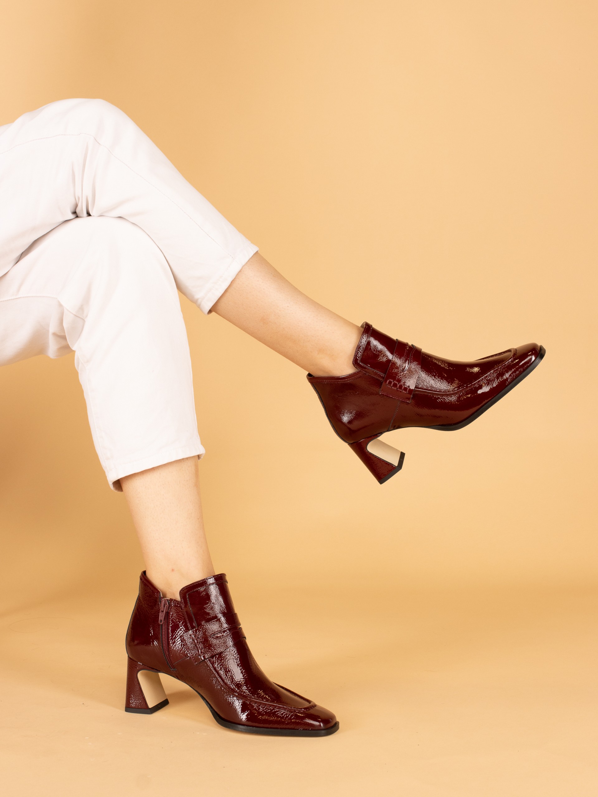 Sofia Costa Loafer-style Ankle Boot