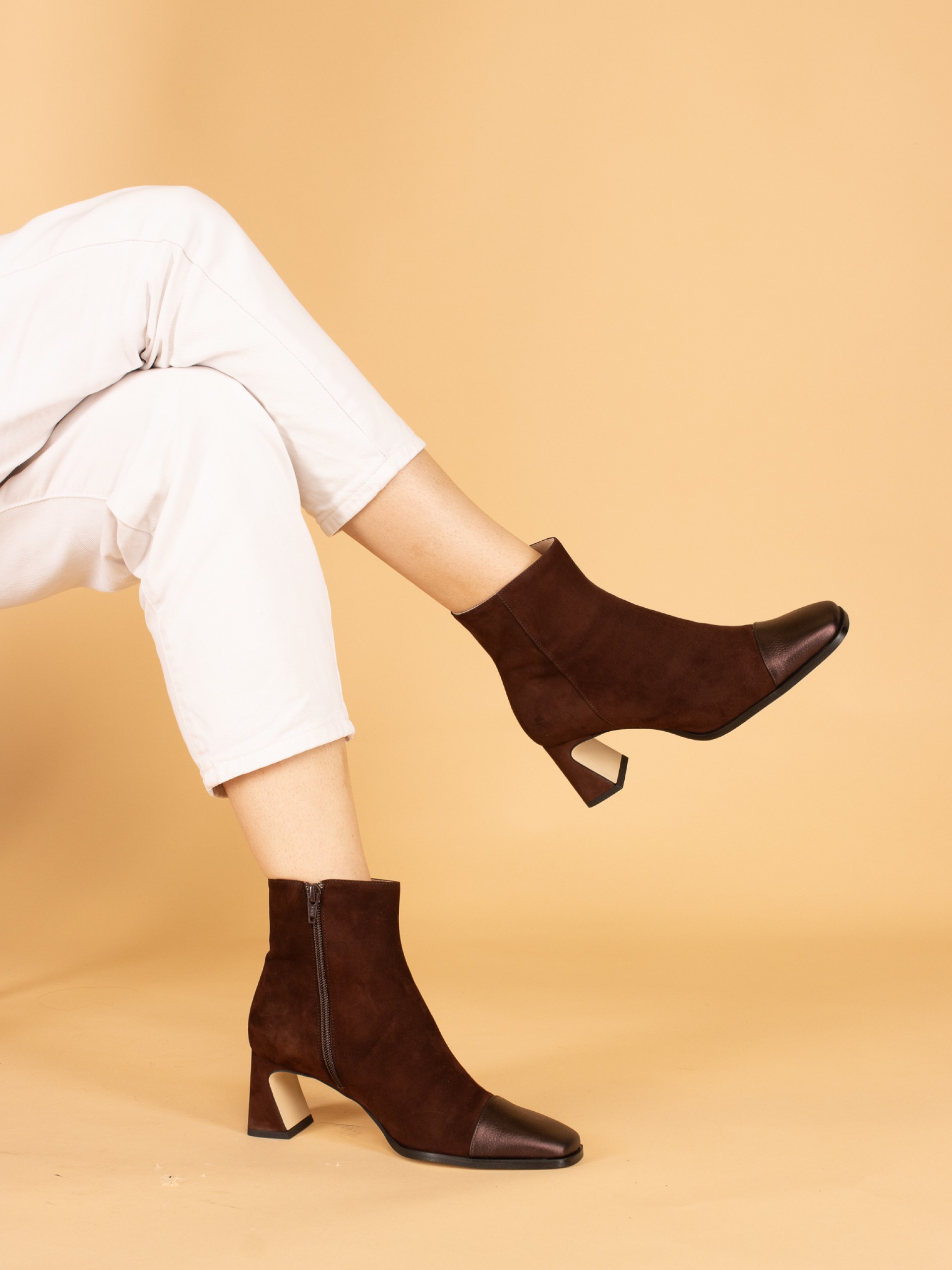 Sofia Costa Mid-heel Ankle Boot