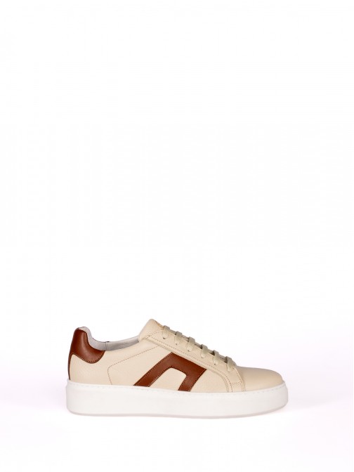 Leather Sports Shoe with Application