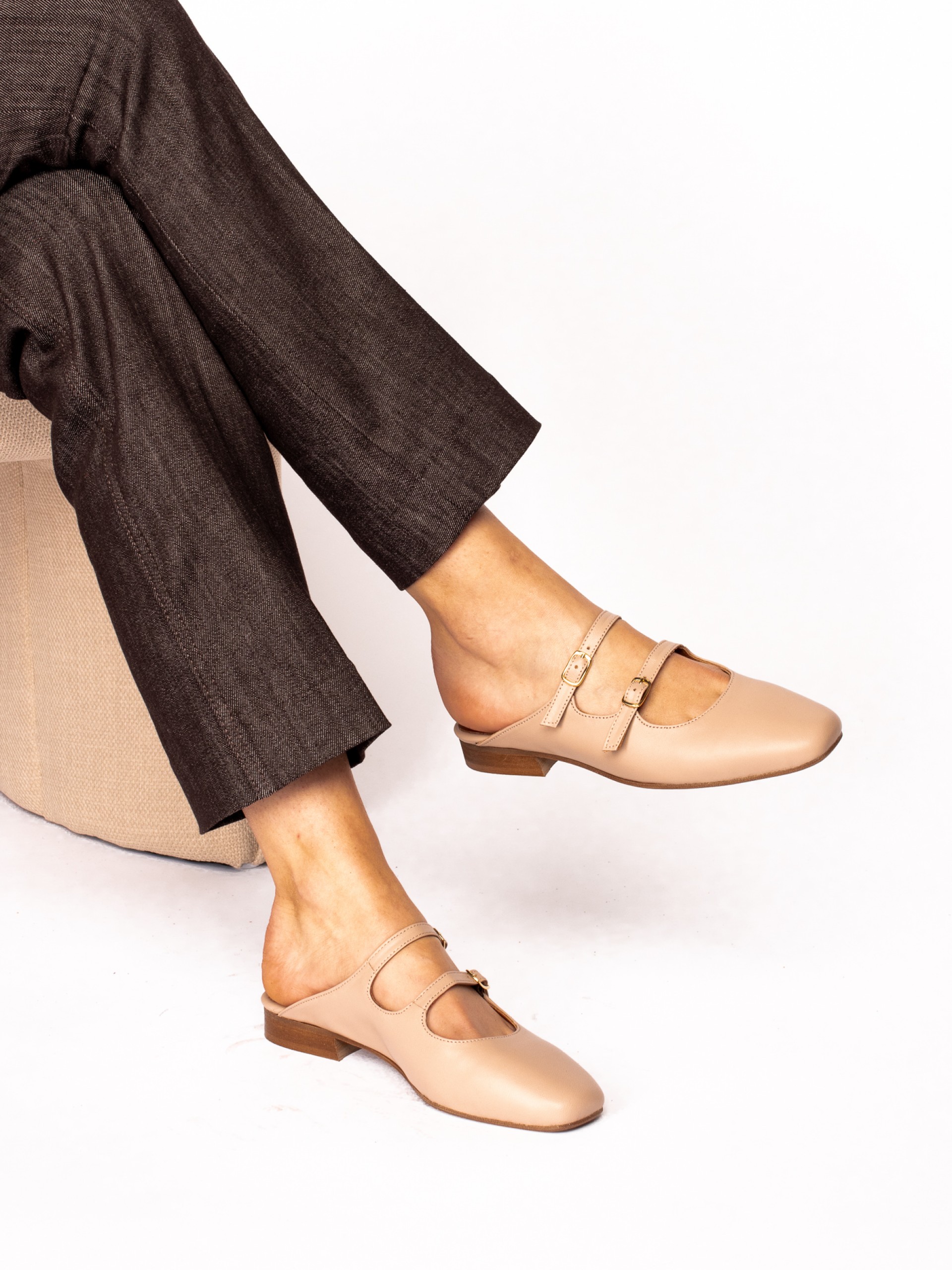 Mary Jane style mule