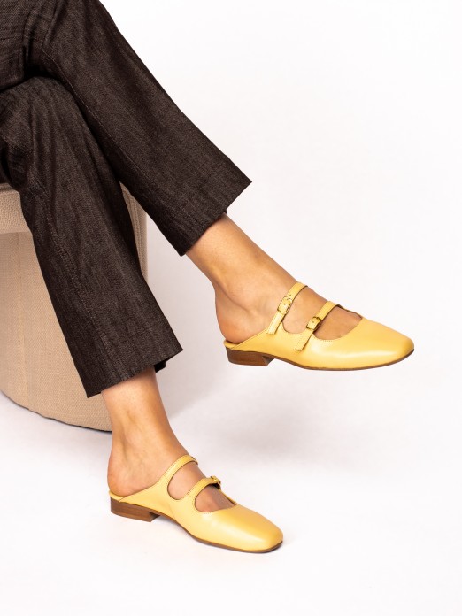 Mule estilo Mary Jane