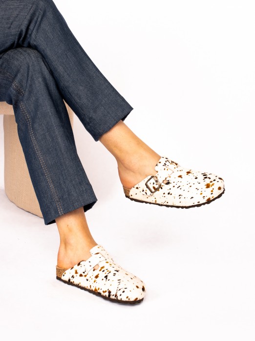 Clogs Bio Cow Hair
