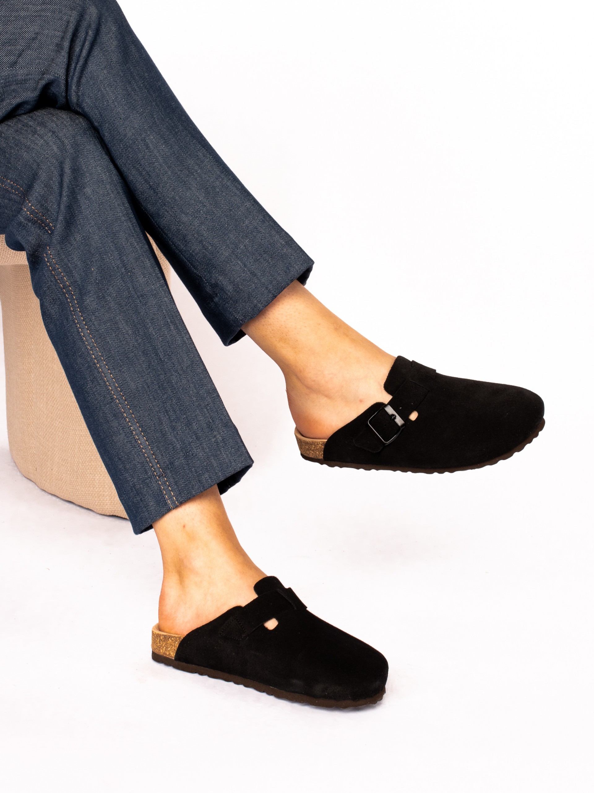 Suede Clogs