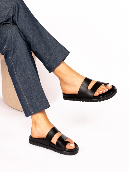 Chinelo Bio em Pele