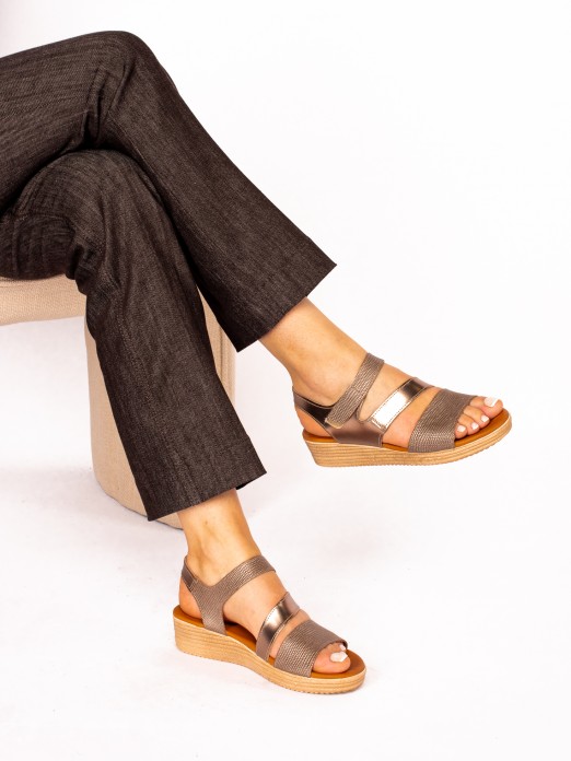 Sandlia Confroto com  Velcro
