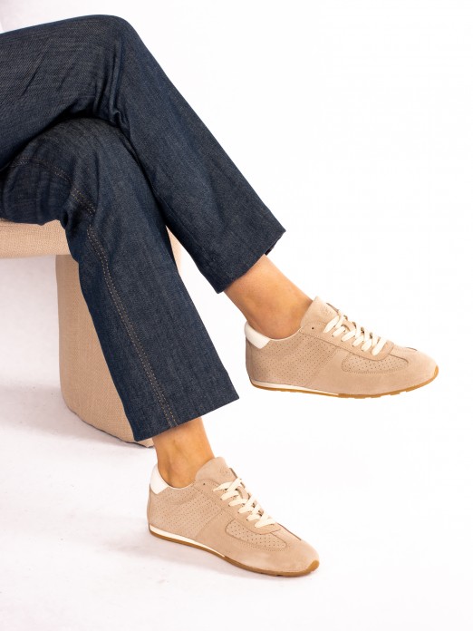 Suede Sports Shoe