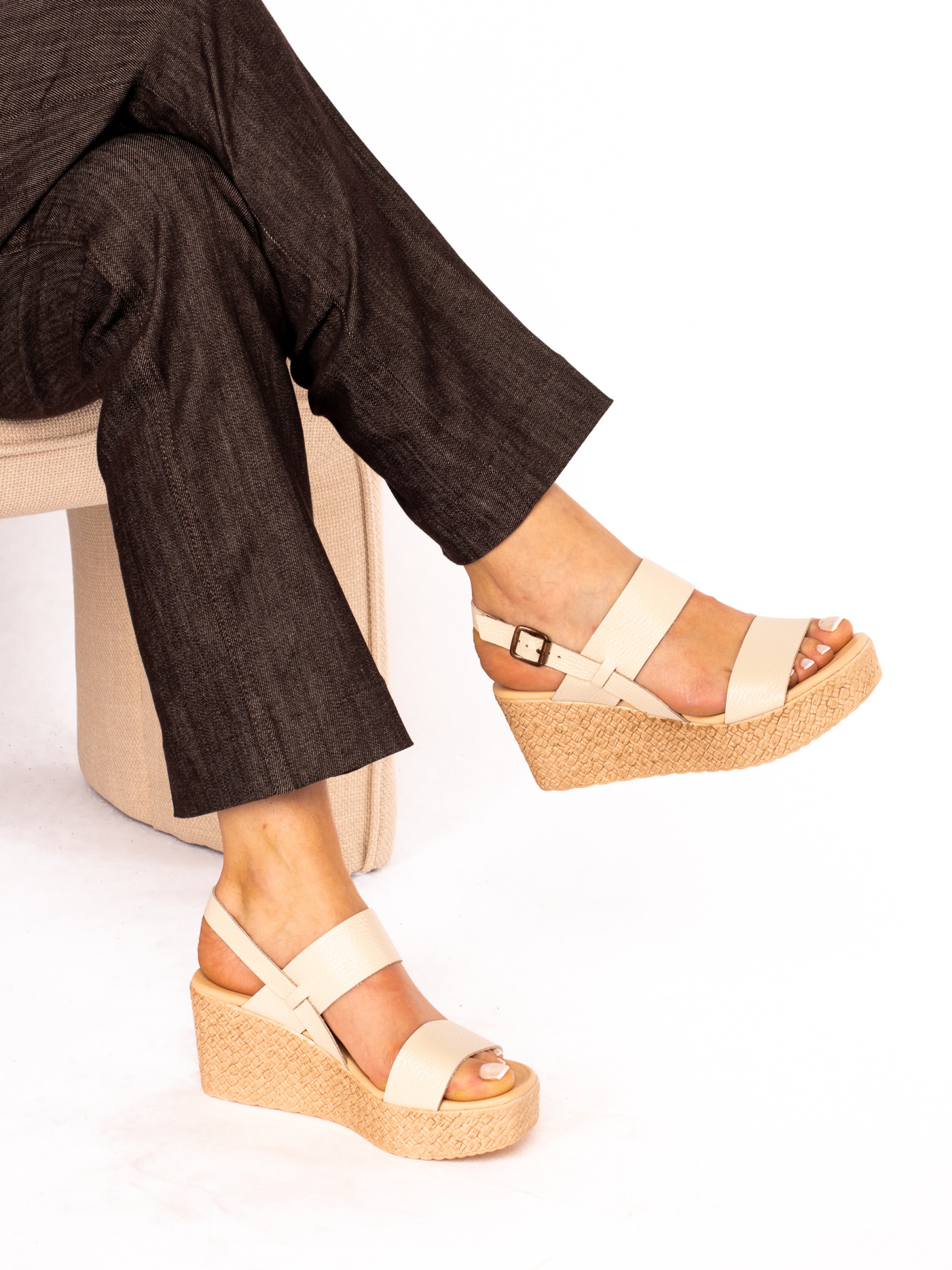 Sandália de Cunha em Pele