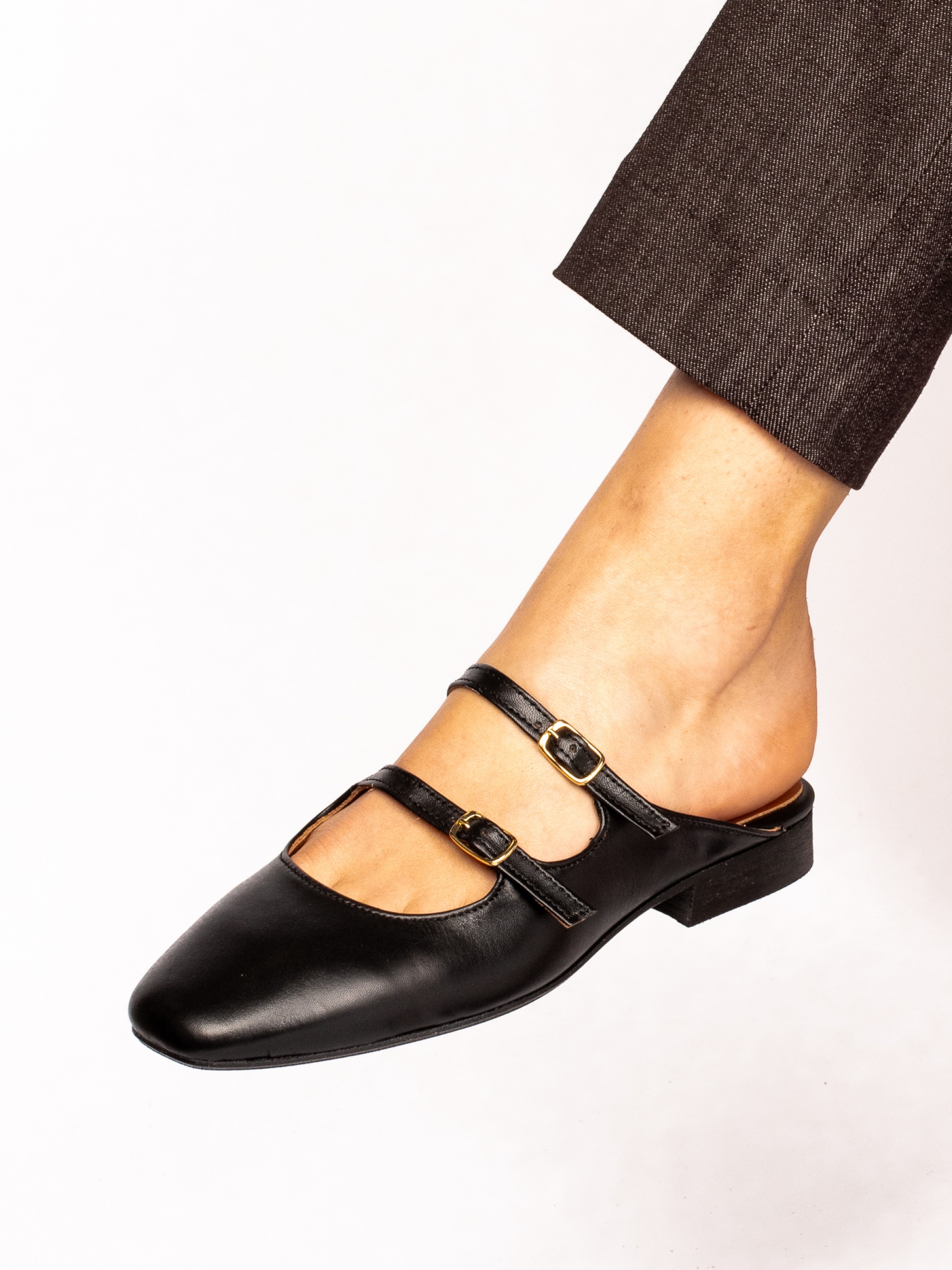 Mary Jane style mule