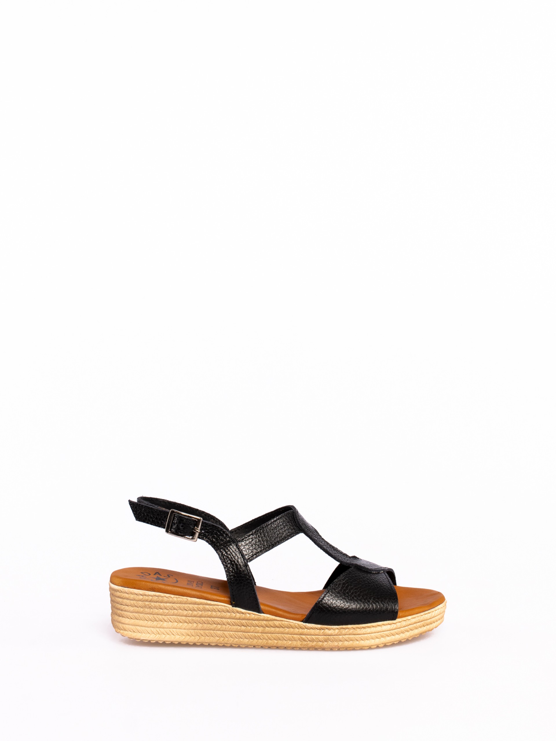 Sandália Conforto de Cunha em Pele