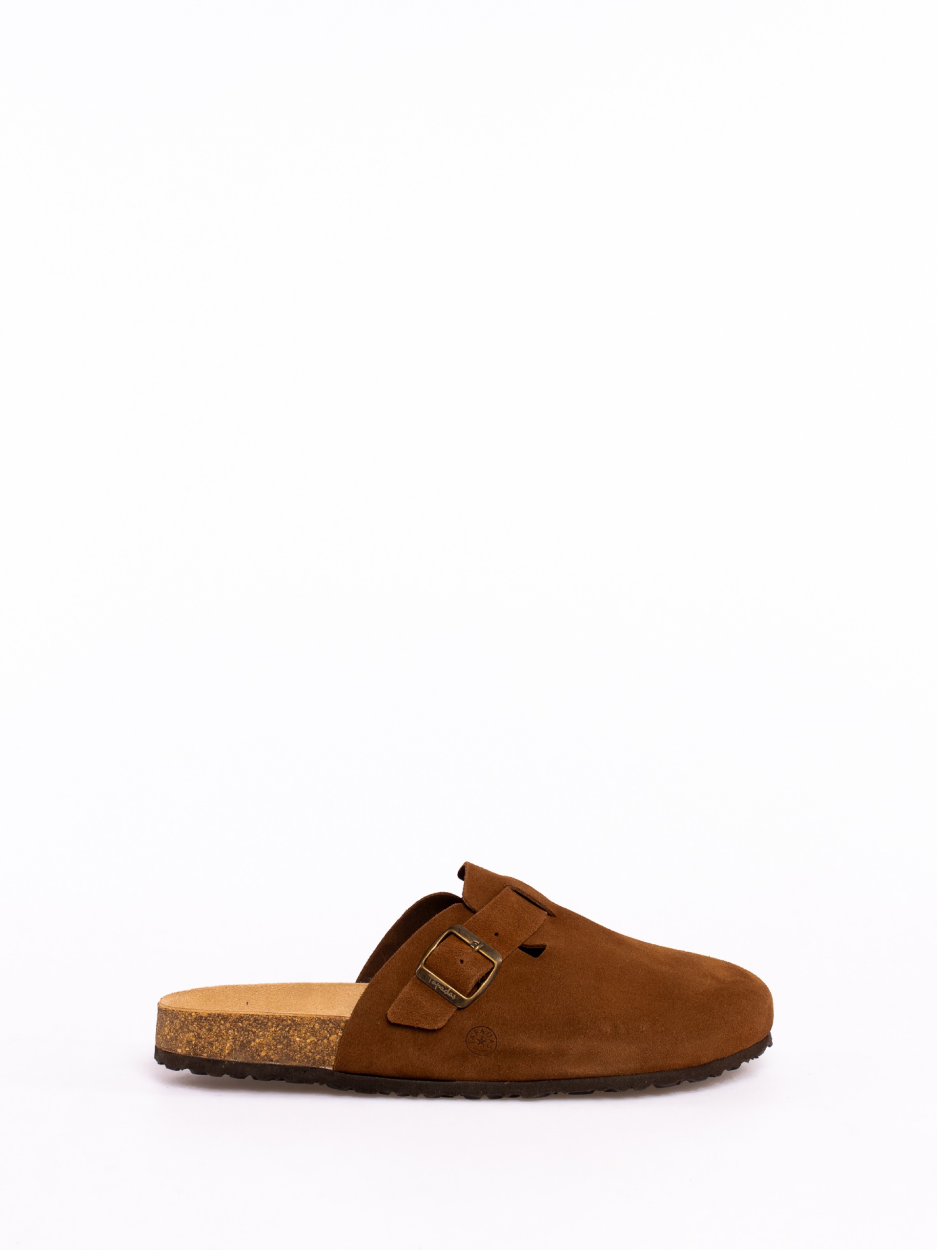 Bio Men's Clogs with Suede Buckles