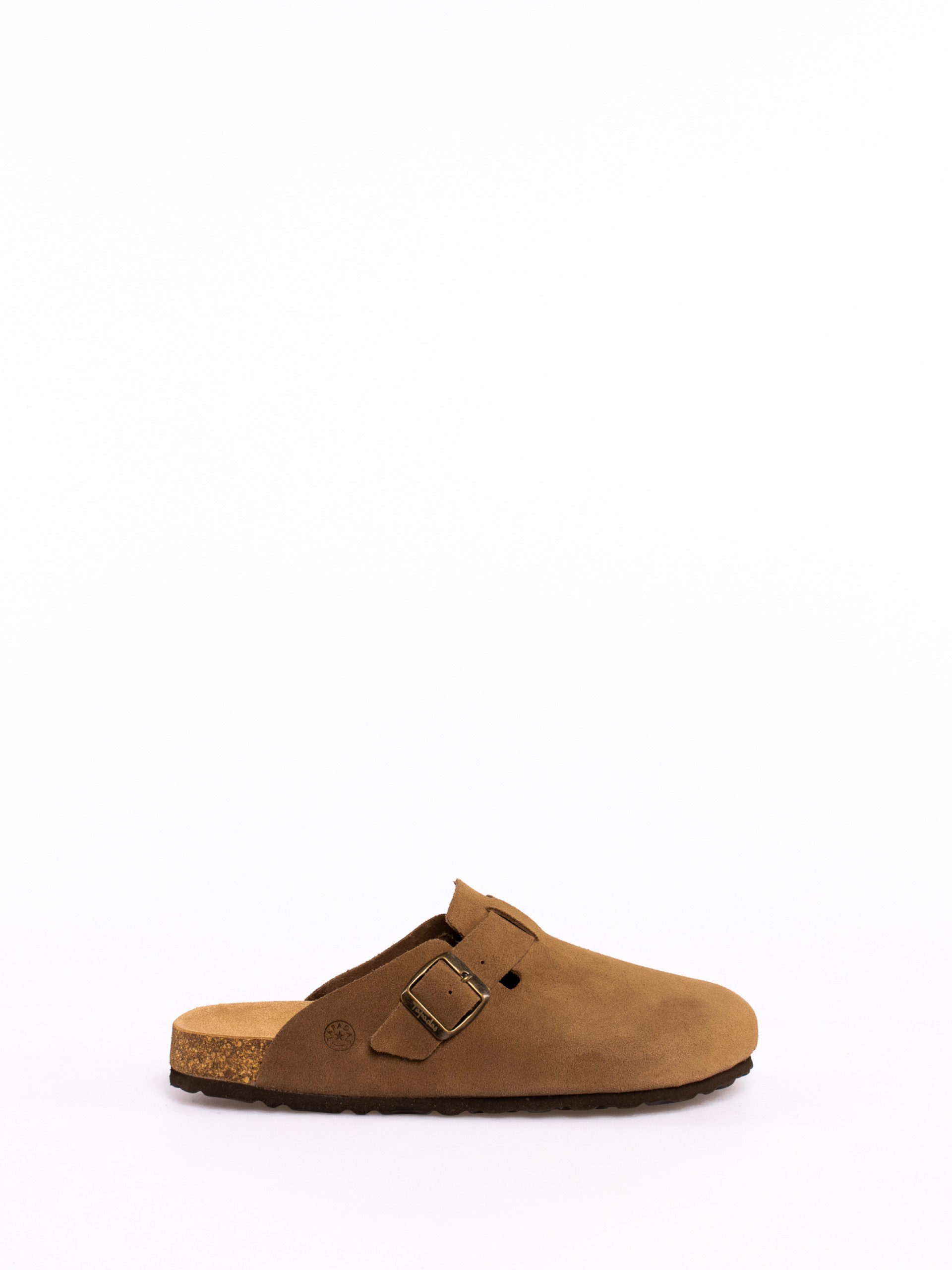 Bio Men's Clogs with Suede Buckles