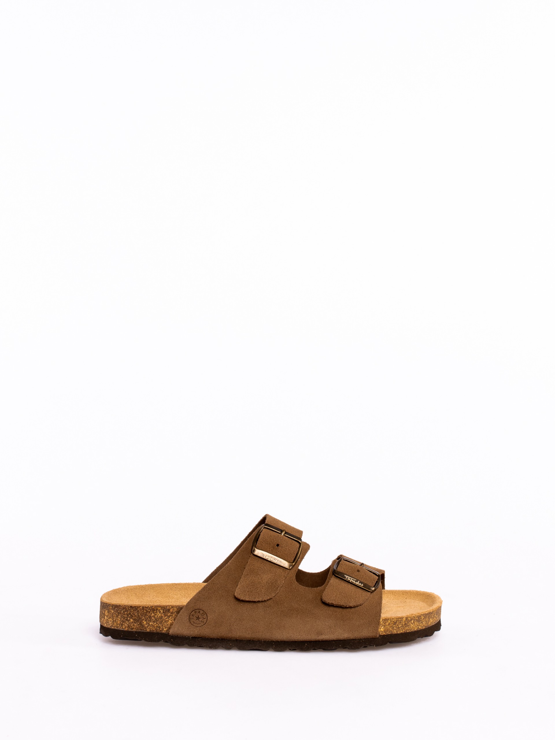 Chinelo Bio Homem com Fivelas em Camurça