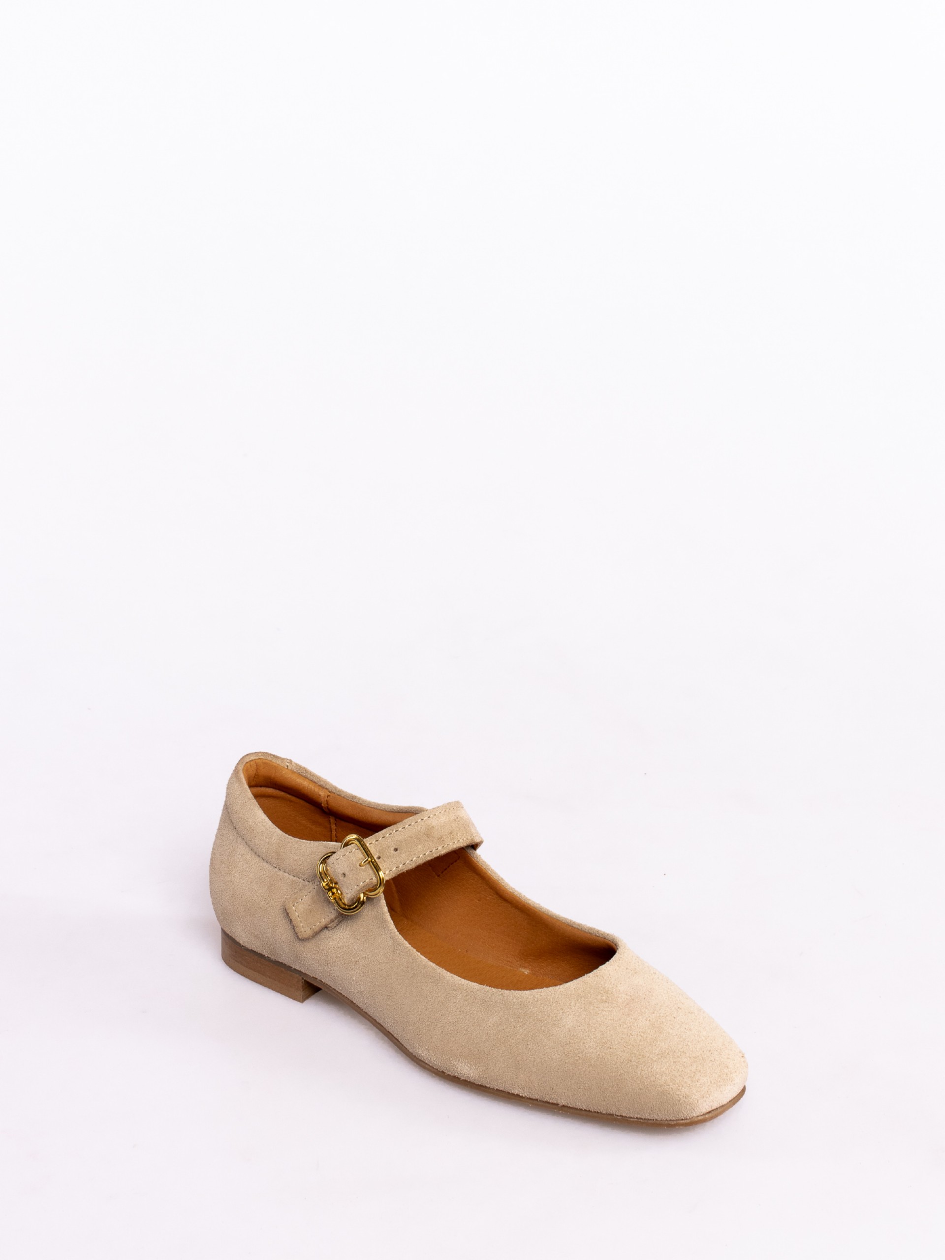 Mary Jane com fivela em Camurça