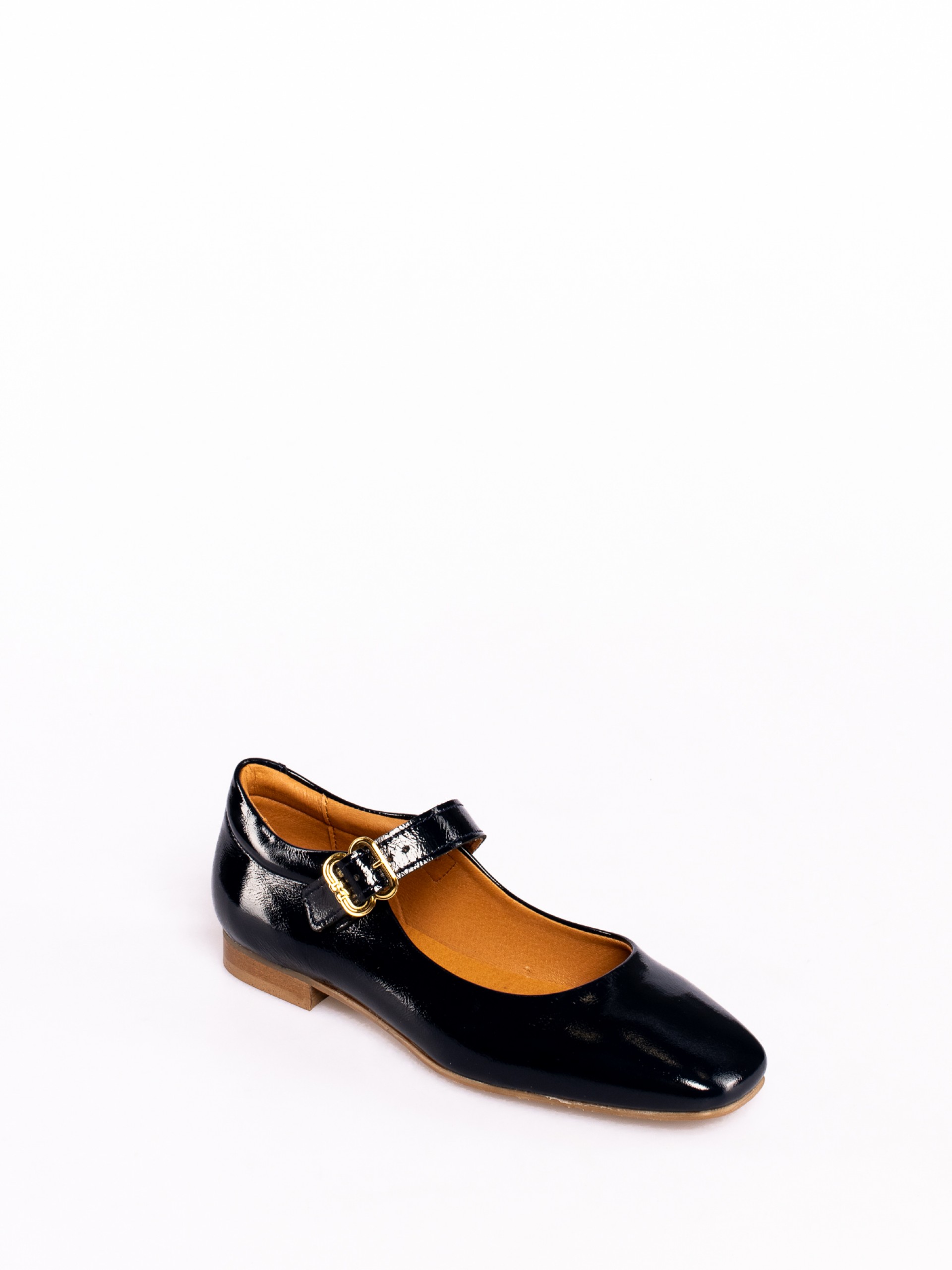Mary Jane com fivela em Verniz