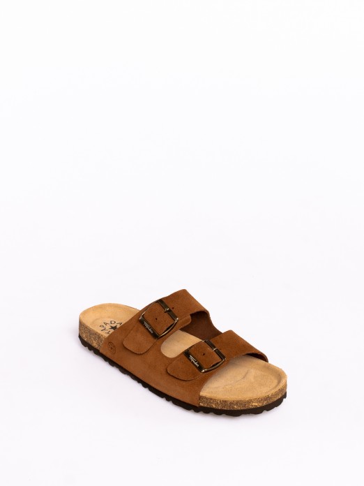 Chinelo Bio Homem com Fivelas em Camura