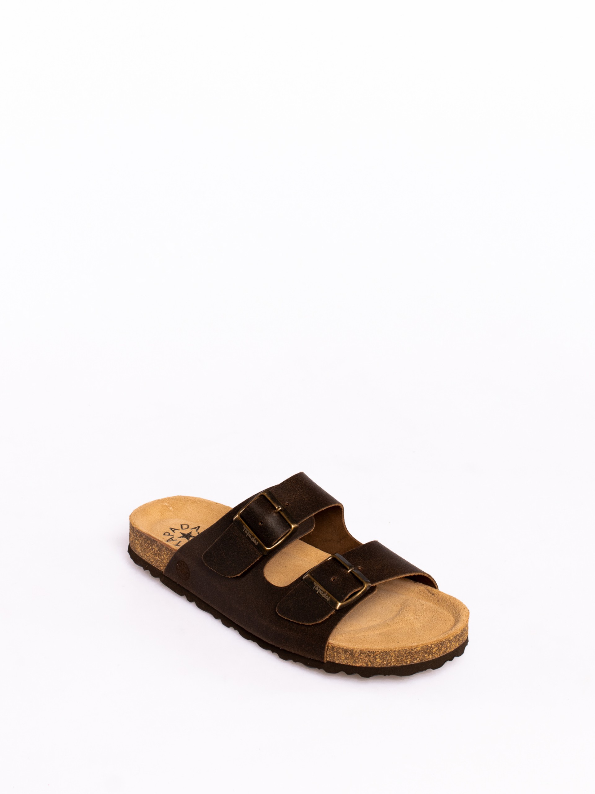 Chinela Bio Homem com Fivelas em Pele