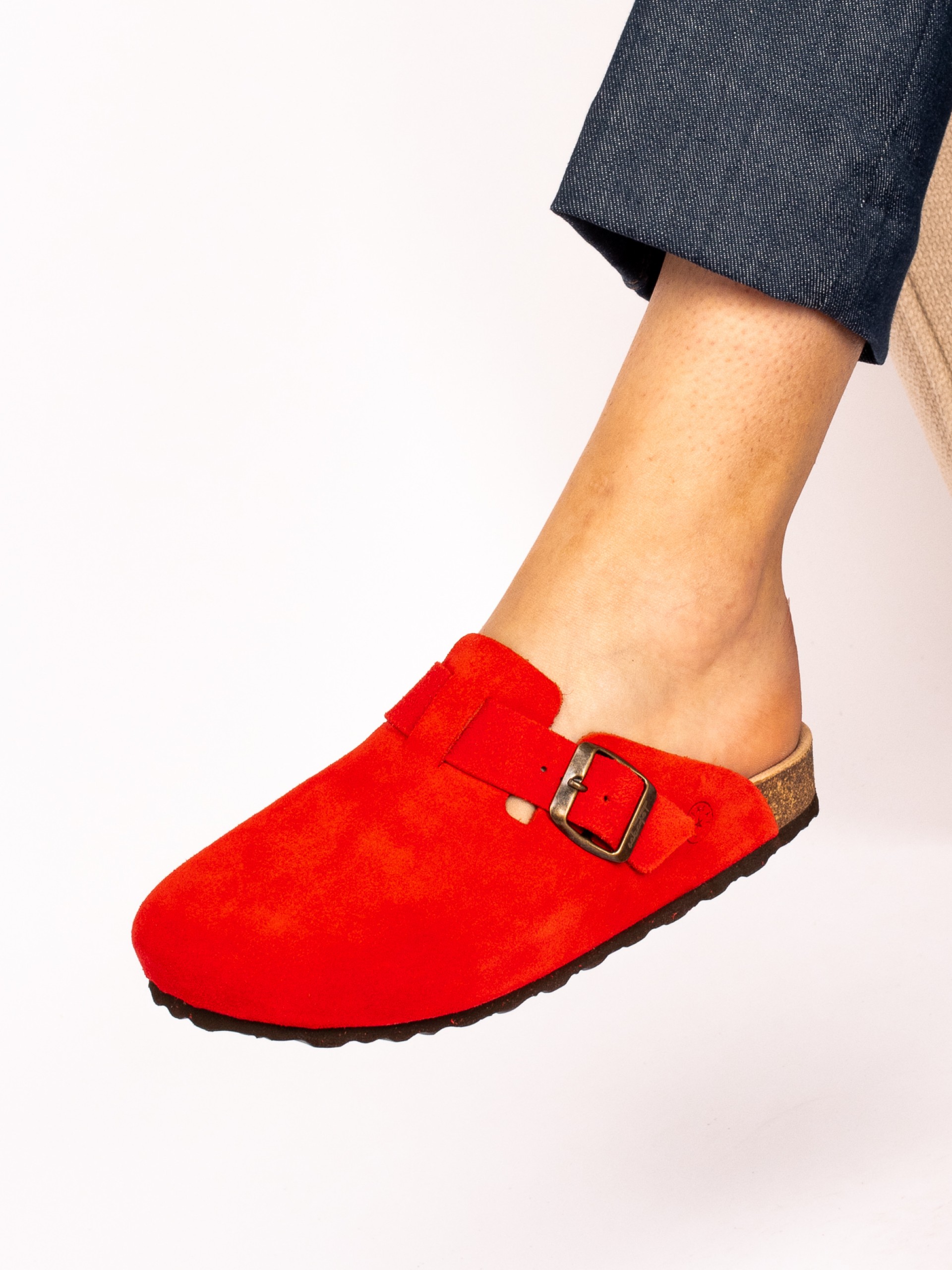 Suede Clogs