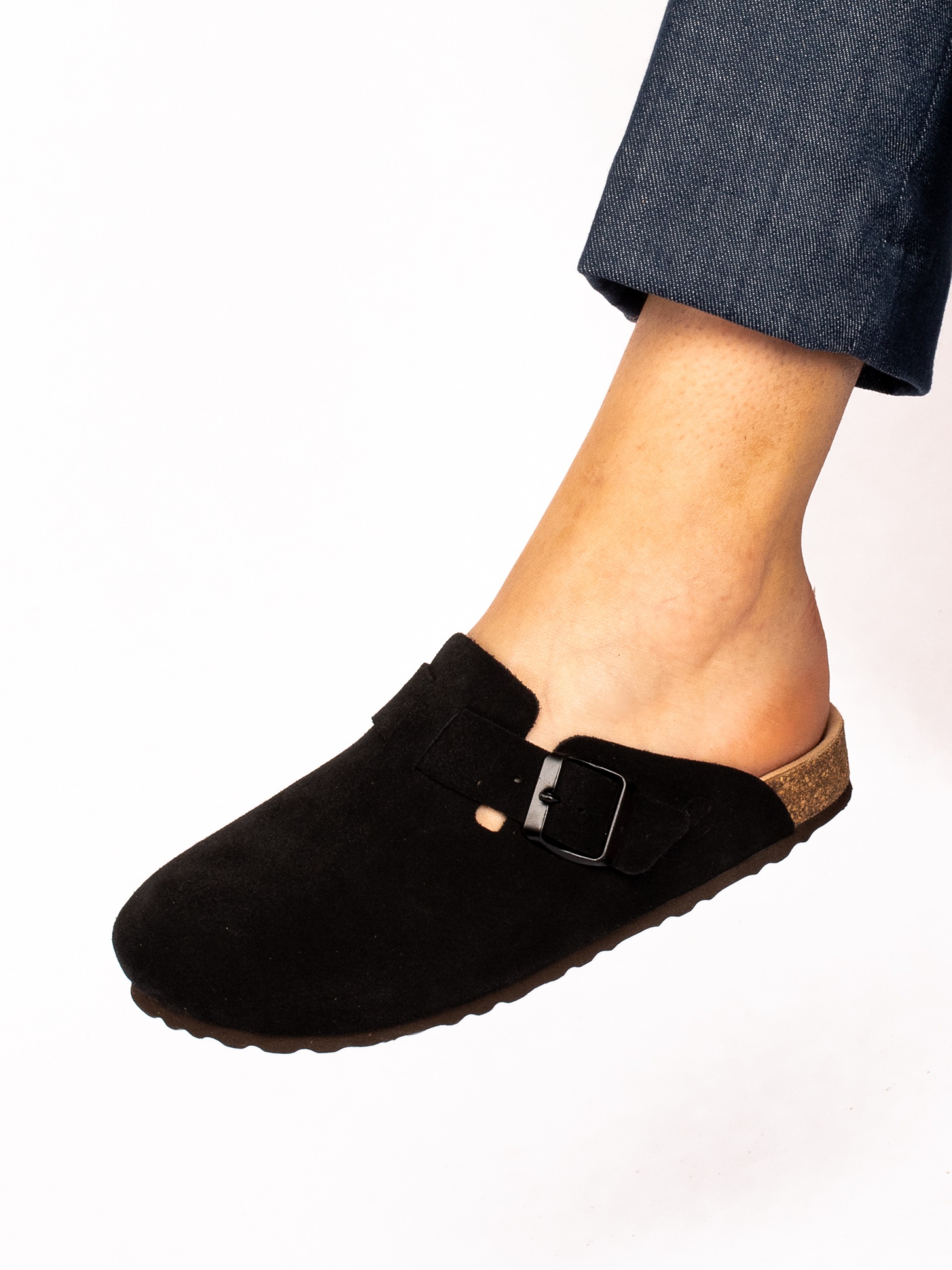 Suede Clogs