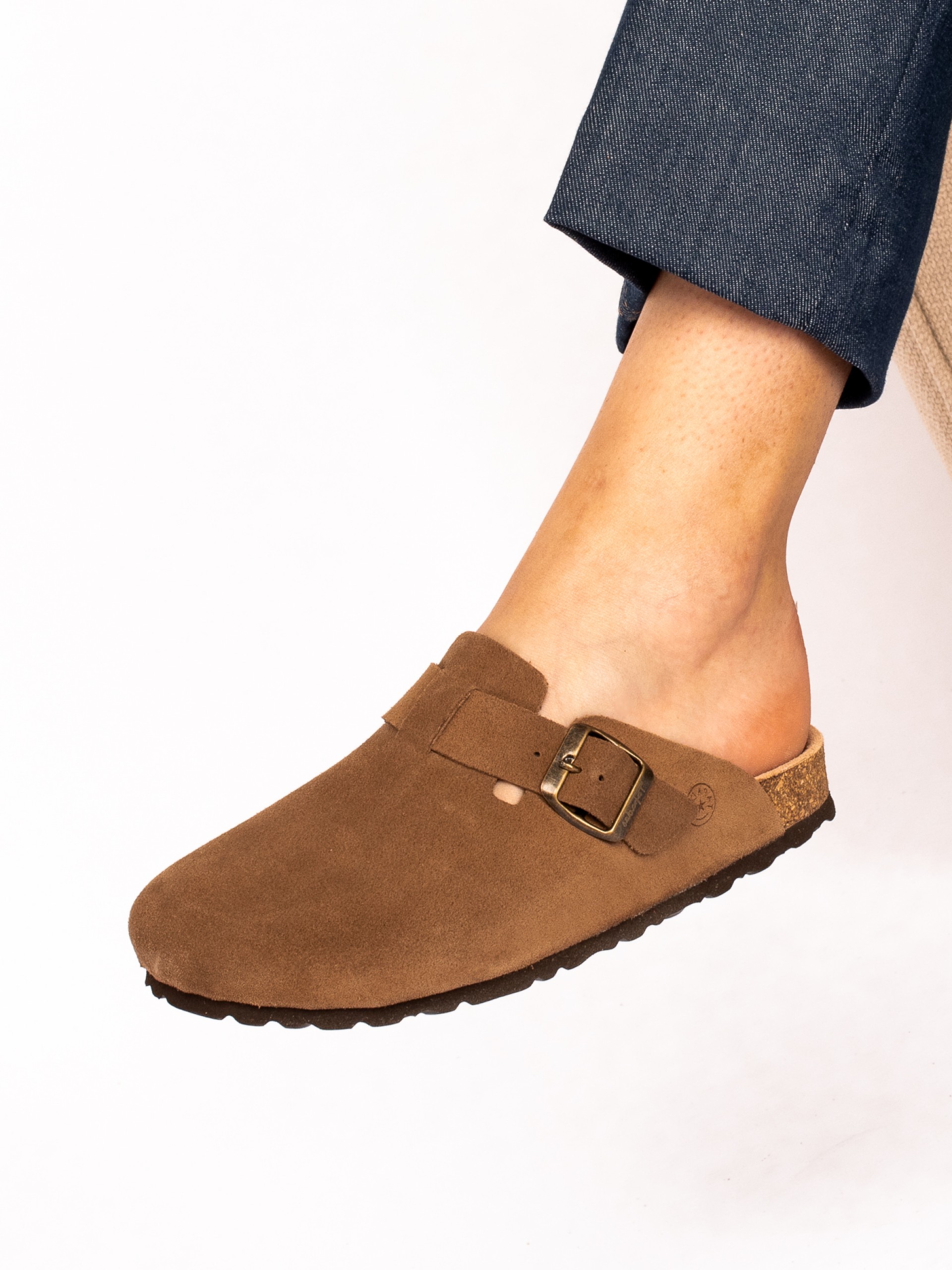 Suede Clogs