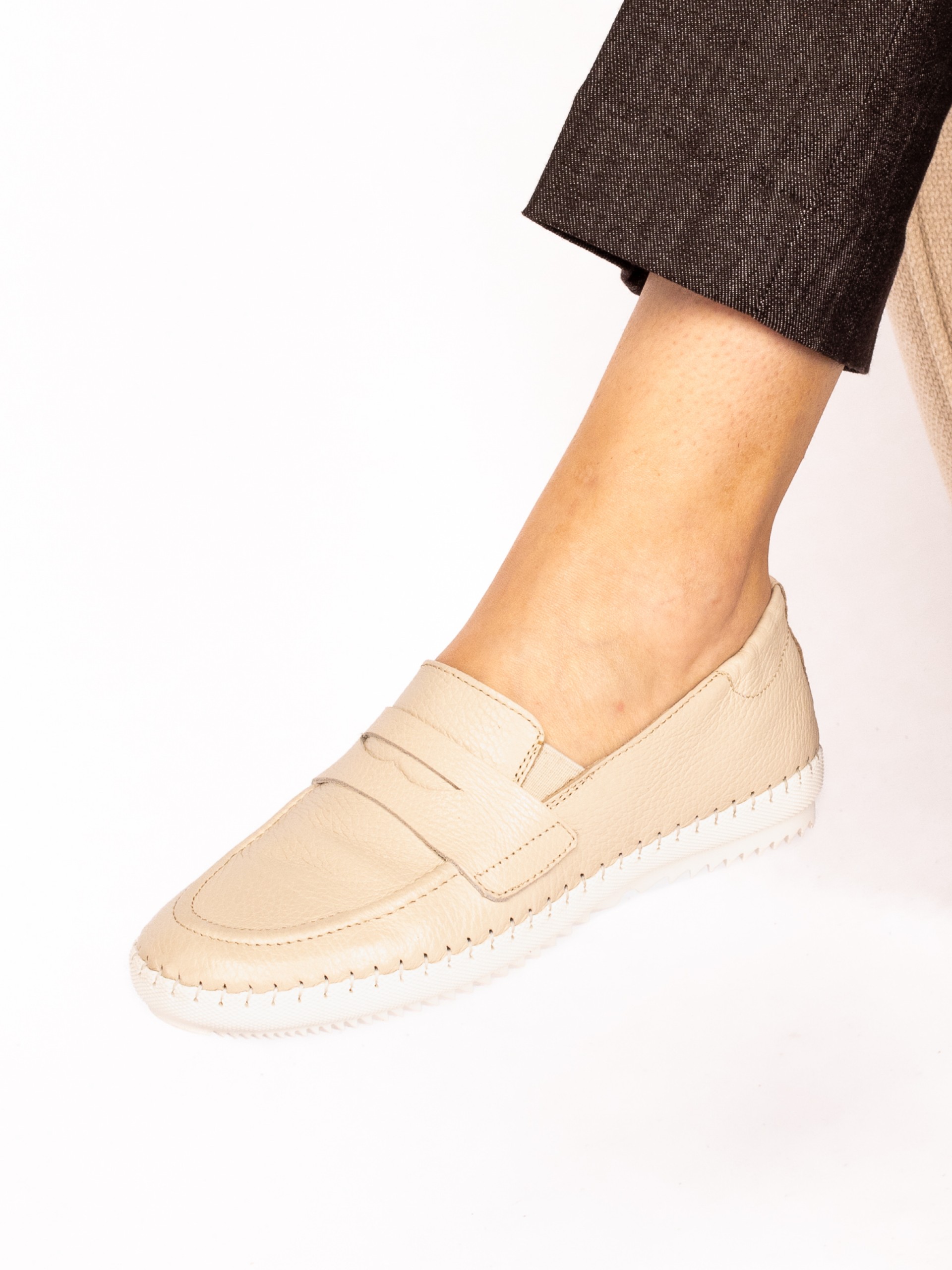 Sport Moccasin in Leather