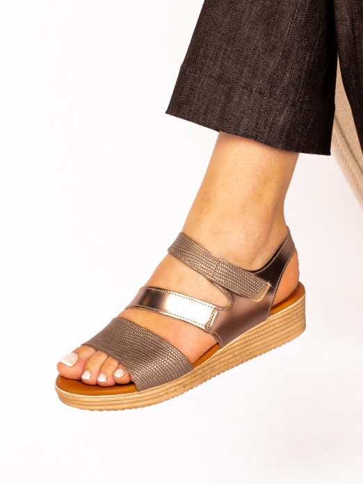 Sandlia Confroto com  Velcro