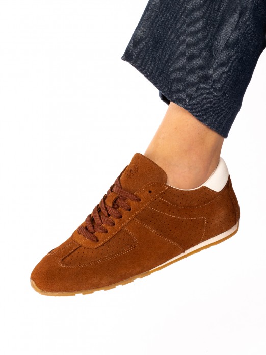 Suede Sports Shoe