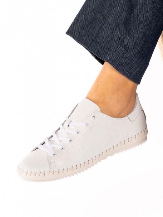 Sports Shoe in
 Leather
