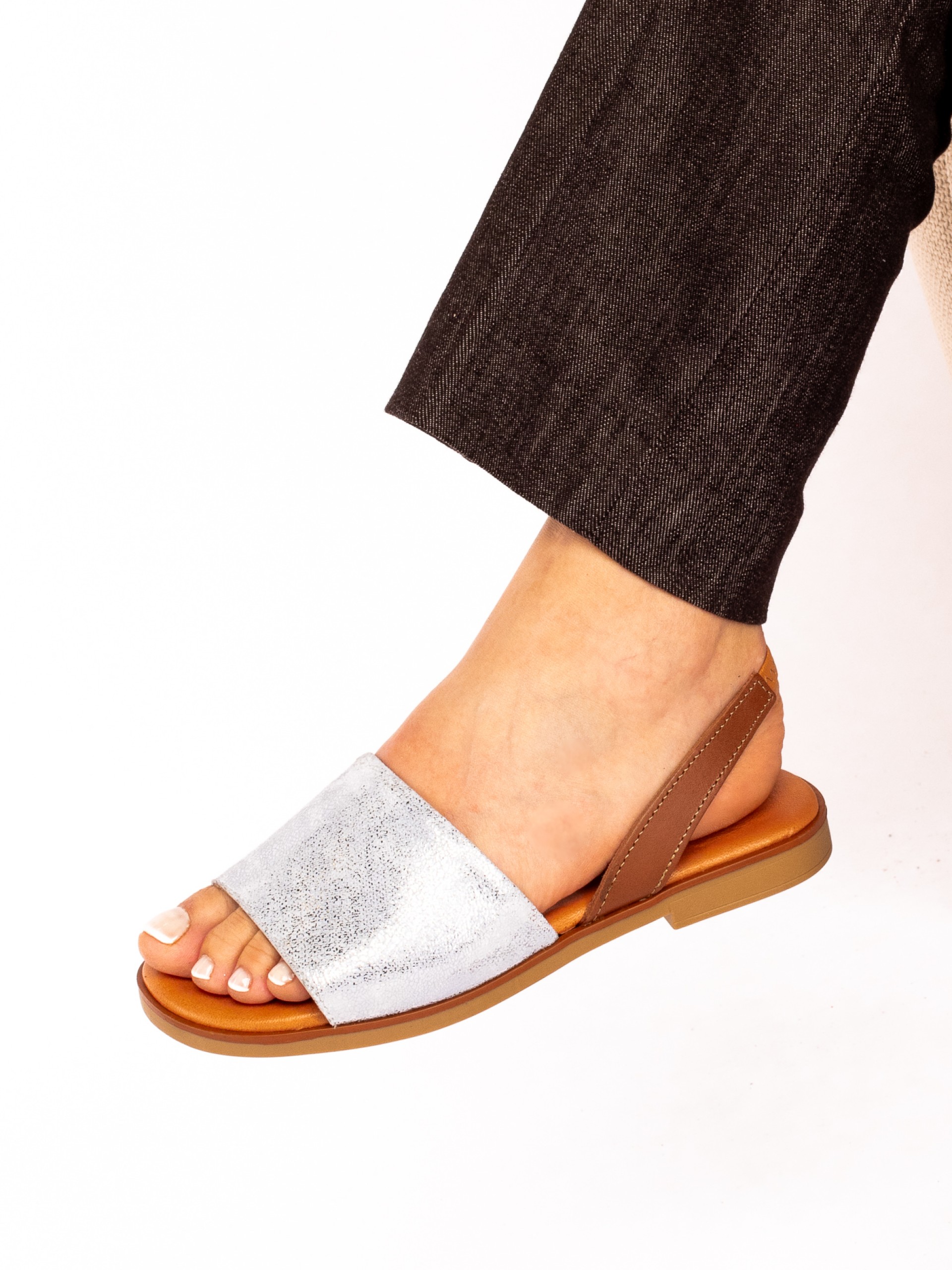 Flat Leather Sandal
