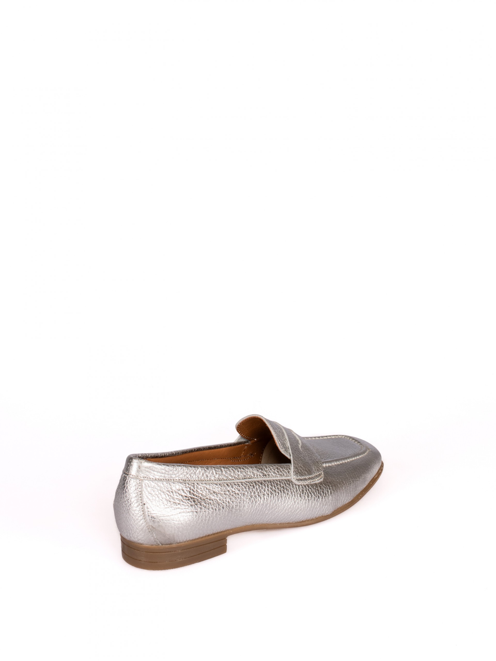 Laminated Leather Moccasin with Cross