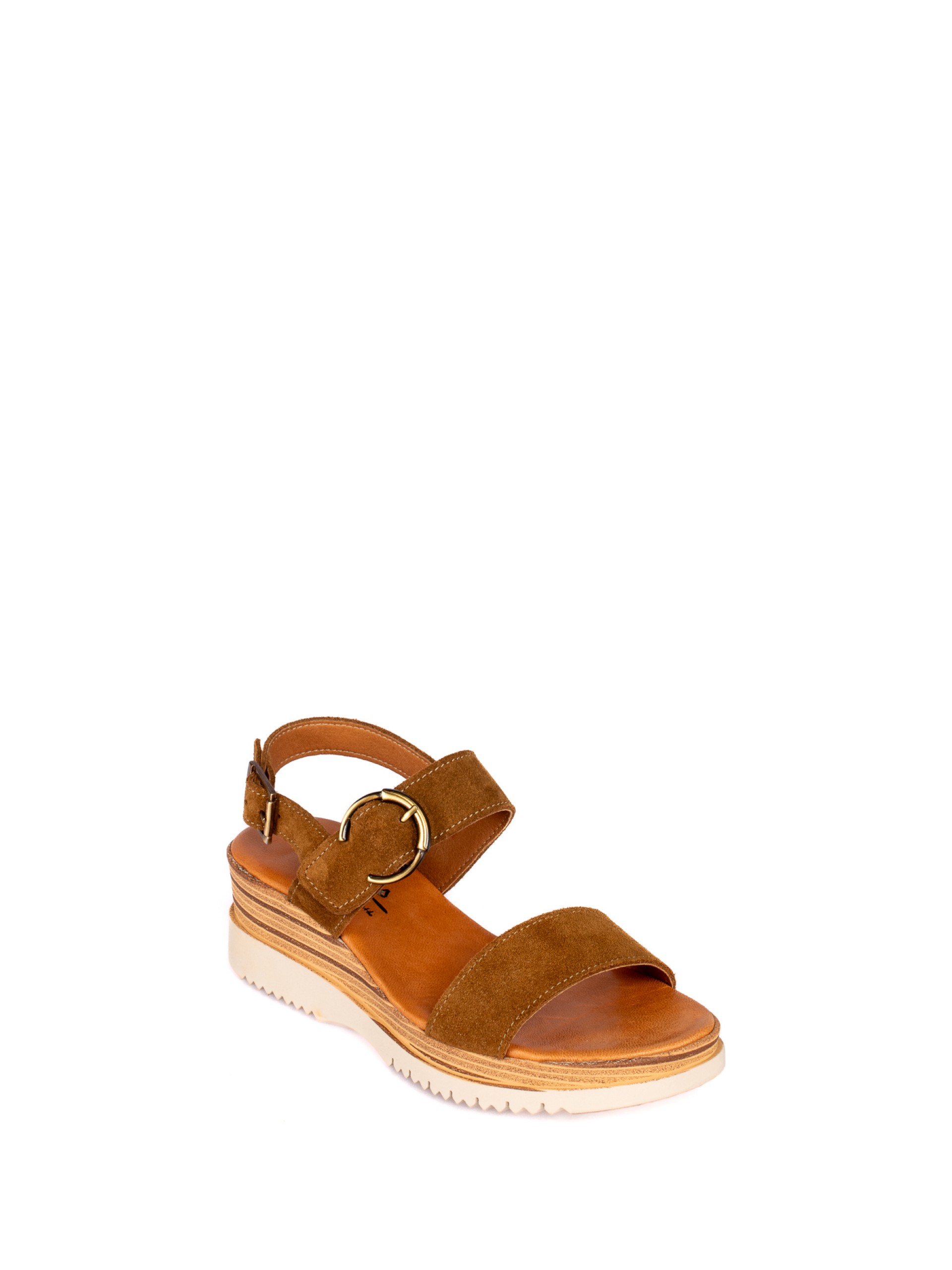 Suede Wedge Sandal