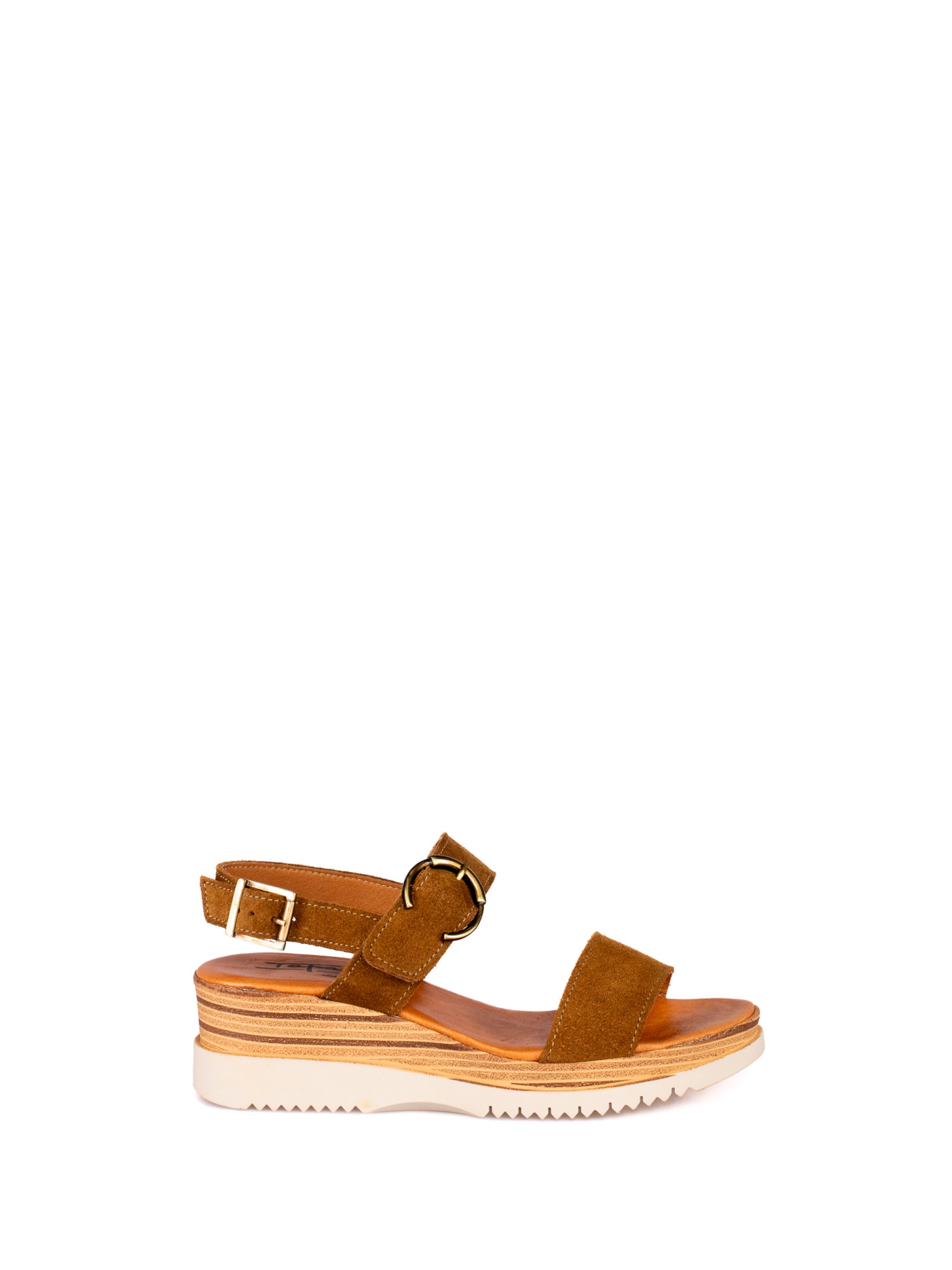 Suede Wedge Sandal
