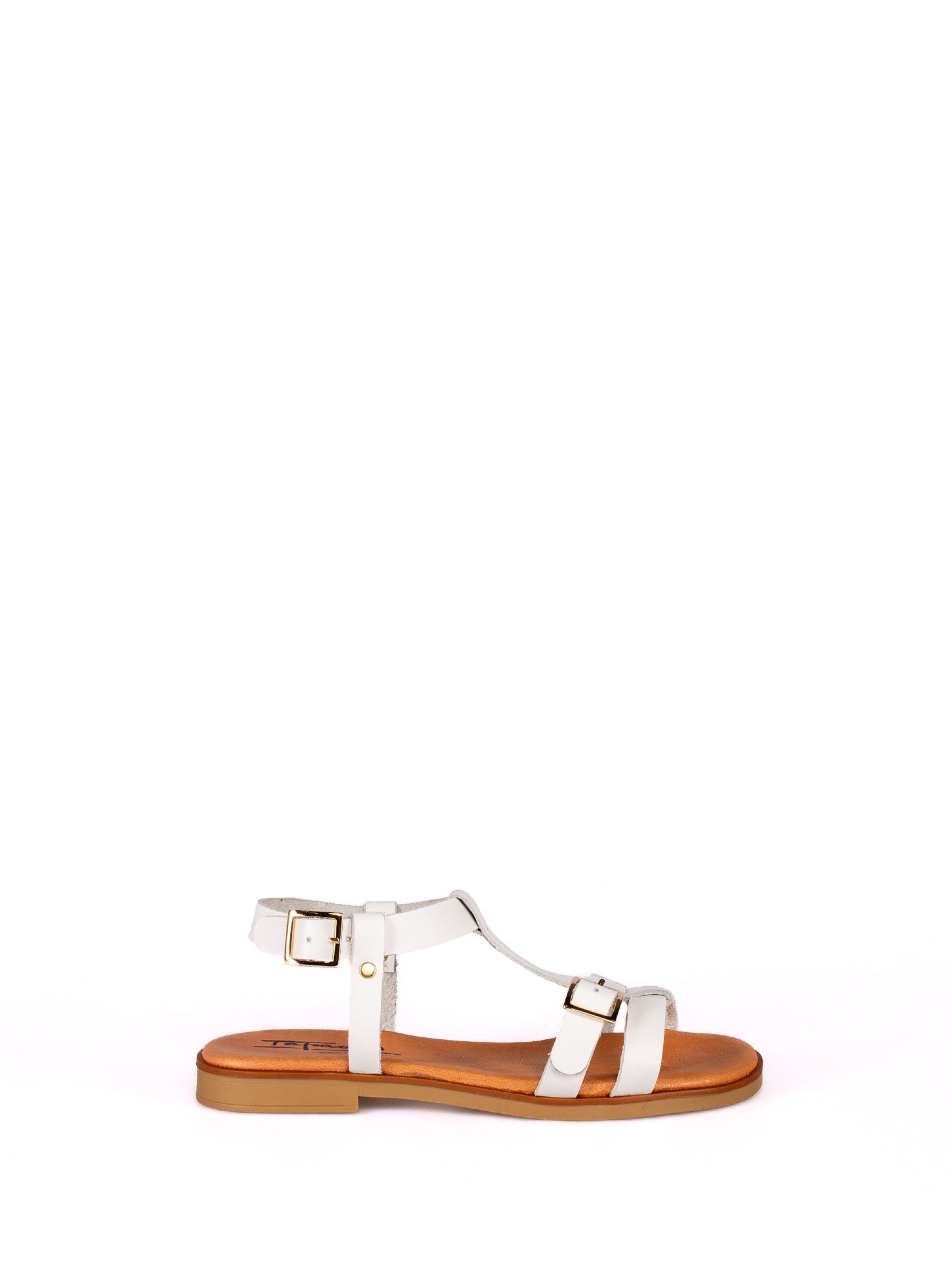 Leather Buckle Sandals