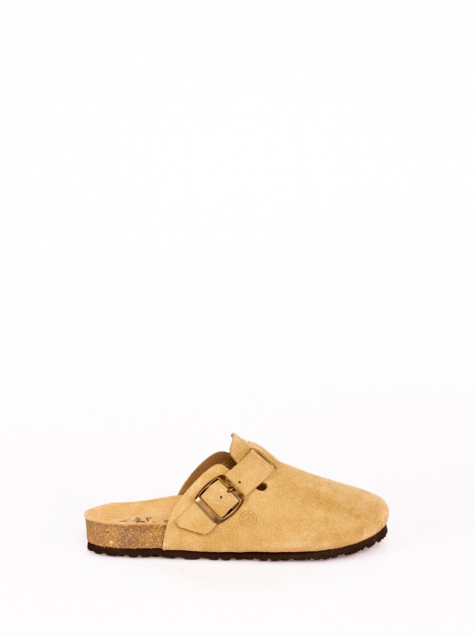 Suede Clogs