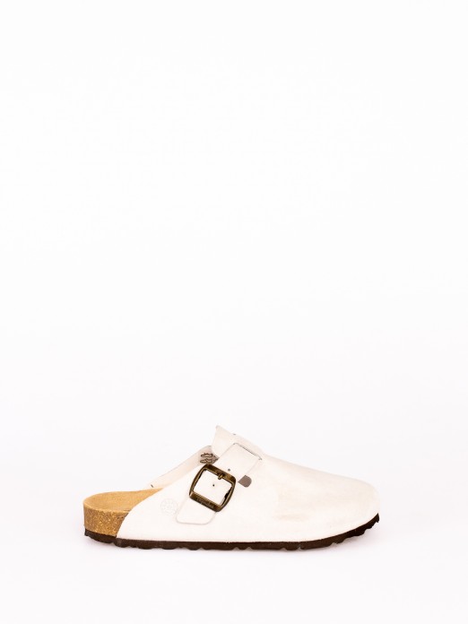 Suede Clogs