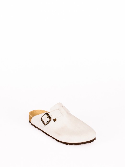 Suede Clogs