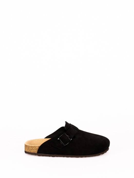 Suede Clogs